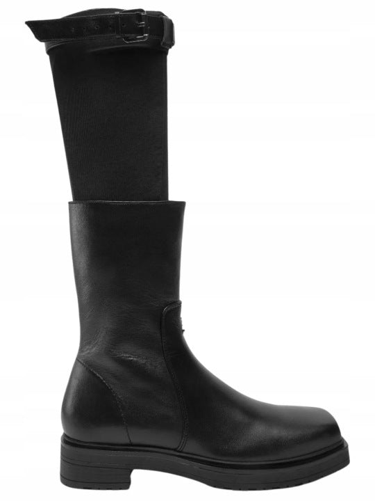 Botki damskie Patrizia Pepe 2Y0016 L078 czarny - Shoes: